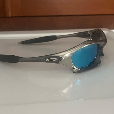 OAKLEY SPLICE SUNGLASSES BLACK FRAME CLEAR LENSES 90S/00S USA MADE