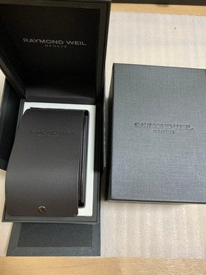 RAYMOND WEIL 2227 AUTOMATIC OPEN HEART WATCH MOP DIAL BOX PAPERS SWISS
