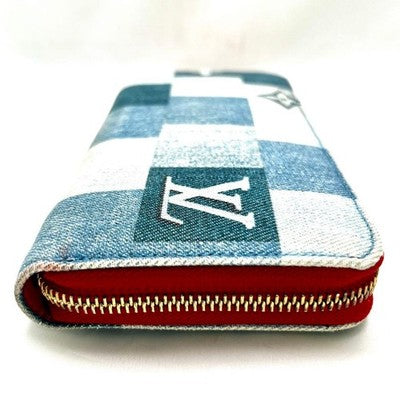 LOUIS VUITTON MONOGRAM DENIM ZIPPY WALLET M44938 RFID LIMITED 2020 SS