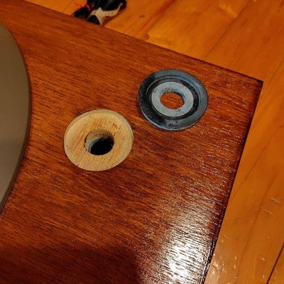 DENON DP-3000 TURNTABLE DK-100 CABINET TONEARM SET SERVICED VINTAGE