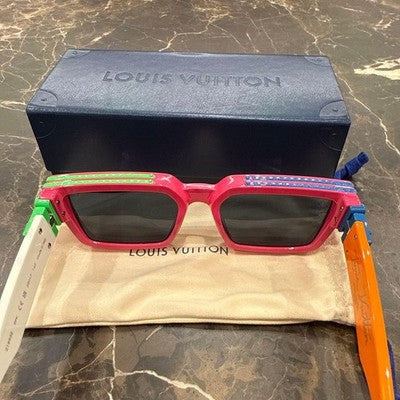 LOUIS VUITTON 1.1 MILLIONAIRE SUNGLASSES MULTICOLOR FRAME LIMITED EDITION W/BOX