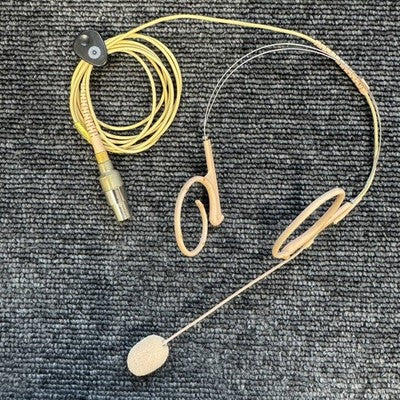 DPA FID88F00-M2 HEADSET CONDENSER MICROPHONE DUAL-EAR BROWN AS IS