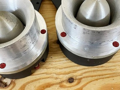 JBL 075 BULLET TWEETER PAIR 8OHM EARLY MODEL RED SEAL VINTAGE AUDIO GOOD