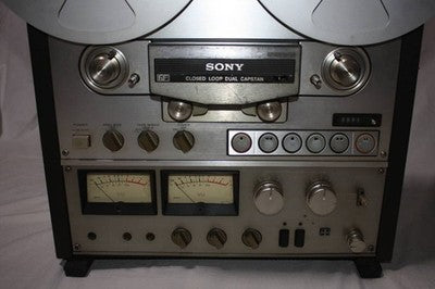 SONY TC-R7-2 OPEN REEL TAPE DECK RECORDER, RARE, FULLY FUNCTIONAL W/ 2 REELS