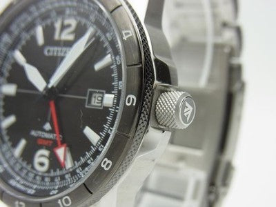 CITIZEN PROMASTER SKY GMT AUTOMATIC MEN'S STAINLESS STEEL WATCH NB6046-59E