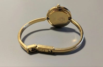 GUCCI CHANGE BEZEL 7 COLORS GOLD WOMEN'S WATCH S SIZE EXCELLENT++++