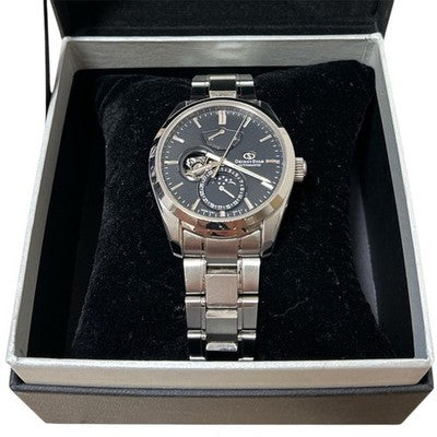 ORIENT STAR RK-AY0001B MOON PHASE WATCH, COMPLETE WITH ALL ACCESSORIES.