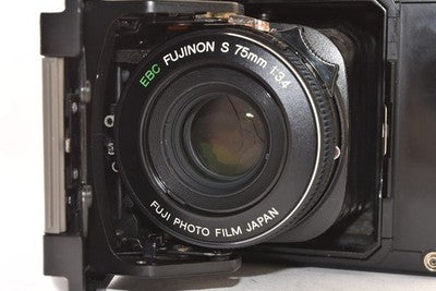FUJICA GS645 PROFESSIONAL MEDIUM FORMAT CAMERA EBC FUJINON S 75MM F3.4  AS IS
