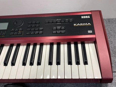 KORG KARMA MUSIC WORKSTATION SYNTHESIZER KEYBOARD W/ PSU TESTED FROM JAPAN
