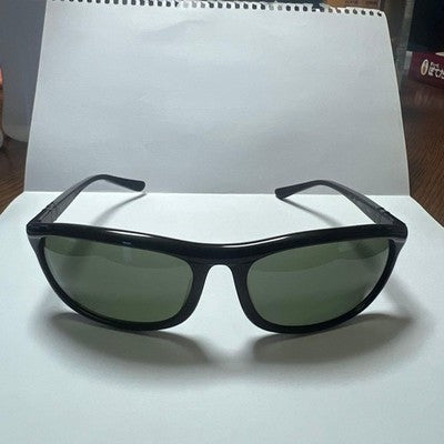 PERSOL 127 95 TERMINATOR 2 SUNGLASSES BLACK FRAME GREEN LENS MADE IN ITALY