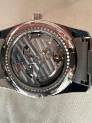 SEIKO SBGA011 GRAND SEIKO SPRING DRIVE MEN'S WRISTWATCH ROUND FACE JAPAN MADE