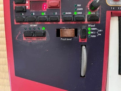 CLAVIA NORD LEAD 2 VIRTUAL ANALOG SYNTHESIZER W/ ORIGINAL CASE  FROM JAPAN AS IS