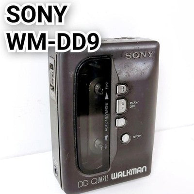 SONY WM-DD9 WALKMAN CASSETTE PLAYER 1989 FLAGSHIP MODEL FOR PARTS OR REPAIR