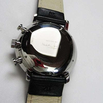 JUNGHANS MAX BILL AUTOMATIC CHRONOGRAPH MEN'S WRISTWATCH ROUND FACE GERMAN MADE