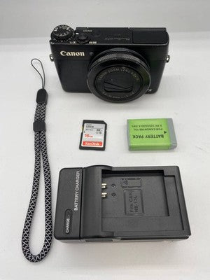 CANON POWERSHOT G7 X DIGITAL CAMERA 20.2MP ACCESSORIES CANON BLACK