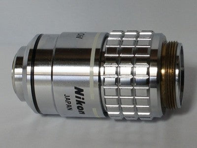 Nikon NCF Plan 100x Oil Objective Lens NA 1.25 160/0.17 RMS For Optiphot Used
