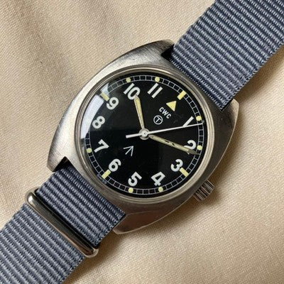 CWC W10 BRITISH MILITARY WATCH 1979 BROAD ARROW TRITIUM T DIAL WORKING VINTAGE