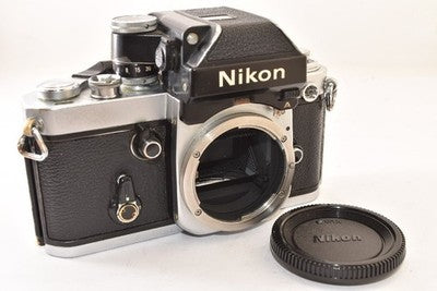 NIKON F2 PHOTOMIC A SILVER FILM SLR CAMERA FULLY MECHANICAL SHUTTER AS IS