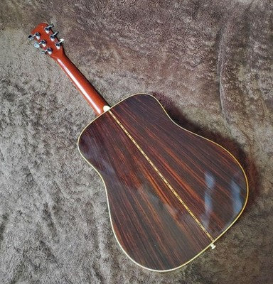 TAKAMINE ELITE TW-30G 1970S GALLAGHER STYLE ACOUSTIC GUITAR SOLID TOP W/ CASE