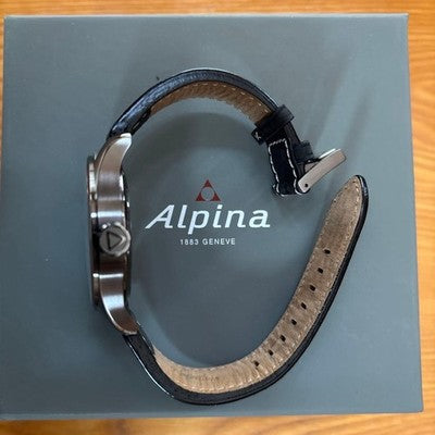 ALPINA STARTIMER PILOT AL-525G4TS6 AUTOMATIC 44MM GRAY DIAL SWISS MADE WATCH