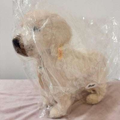 STEIFF ANIMAL DOG GOLDEN RETRIEVER RICO NO.16 PLUSH DOLL MINT