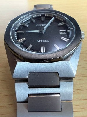 CITIZEN ACT LINE CB3044-55E ECO DRIVE RADIO SOLAR TITANIUM JAPAN WATCH
