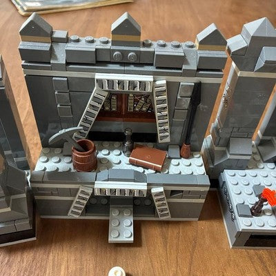 LEGO 9473 LORD OF THE RINGS MORIA MINE SET ONLY NO MINIFIGS W INSTRUCTIONS