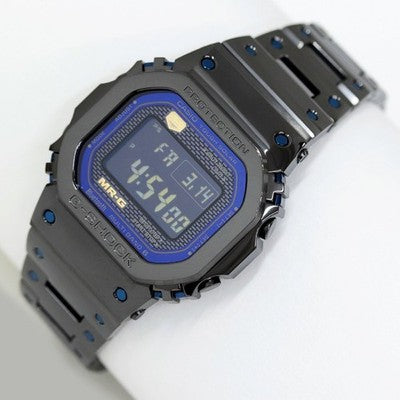 Casio G-SHOCK MRG-B5000BA Digital Solar Radio Watch 43mm Titanium /w Box