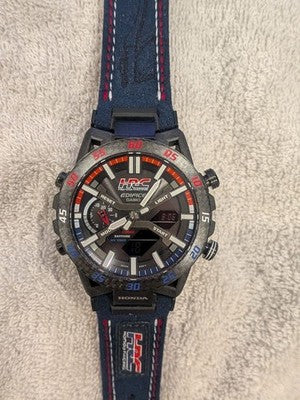 CASIO EDIFICE HONDA RACING ECB-2000HR-1AJR LIMITED WATCH BOX COMPLETE USED JP