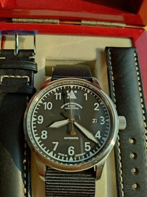 MÜHLE GLASHÜTTE TERRASPORT II M1-37-40 AUTOMATIC MEN'S WATCH EXCELLENT