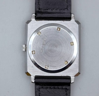UNIVERSAL GENEVE 842106 HAND WINDING WATCH WHITE DIAL STAINLESS STEEL RUNNING