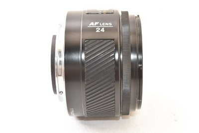 MINOLTA AF 24MM F2.8 LIGHTWEIGHT AND COMPACT WIDE-ANGLE PRIME LENS AS IS
