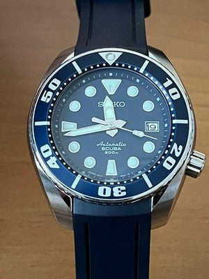 SEIKO PROSPEX SBDC003 FIRST GENERATION SUMO AUTOMATIC DIVER WATCH JAPAN BLUE