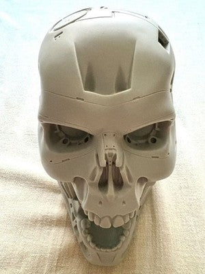 TERMINATOR SKELETON HEAD M1 SOFT VINYL KIT 1/1 W/ DENTURE SAMPLE SHIELDED CABLE