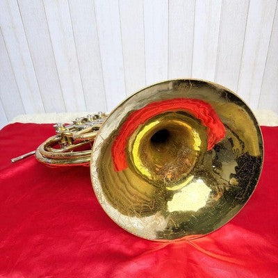 YAMAHA YHR-664 FULL DOUBLE FRENCH HORN F/BB W/MOUTHPIECE CASE SERVICED