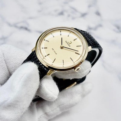 OMEGA MEN'S WRISTWATCH DE VILLE MANUAL WINDING TOOL104 ORIGINAL BUCKLE