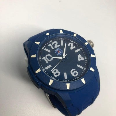 PARIS SAINT-GERMAIN FC WATCH BLUE & WHITE ANALOG QUARTZ USED FROM JAPAN