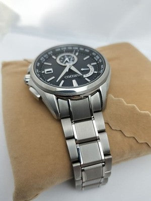 SEIKO BRIGHTZ 8B63 RADIO CONTROLLED SOLAR WORLD TIME TITANIUM WATCH SAGA287 NEW