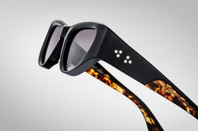 JACQUES MARIE MAGE SEYMOUR NOIR11 SUNGLASSES BLACK GREY LENS MADE IN ITALY