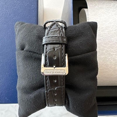 GRAND SEIKO MANUAL WINDING MEN'S WRISTWATCH ROUND FACE JAPAN MADE LEATHER BELT