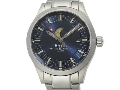 BALL WATCH ENGINEER II MOONPHASE NM2282C-SJ-BE SS BLUE WRISTWATCH USED AUTHENTIC
