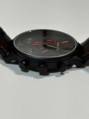 MAURICE LACROIX ELIROS CHRONOGRAPH EL1098-PVB01-310-1 BLACK PVD QUARTZ BOXED