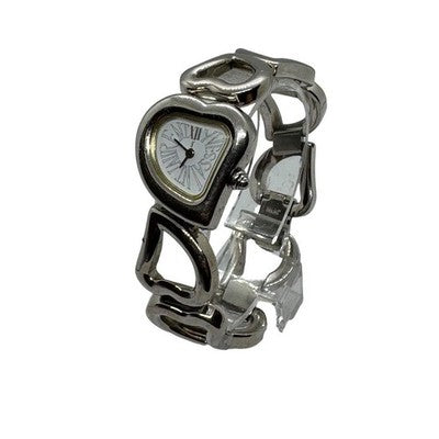 YVES SAINT LAURENT HEART BEZEL QUARTZ LADIES VINTAGE GOLD TONE WATCH SWISS