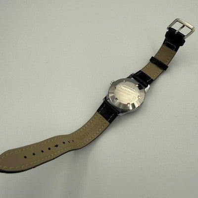 HOGA DIRECTIME 9038T AUTOMATIC 17J JUMP HOUR DISC 34.5MM VINTAGE MENS WATCH