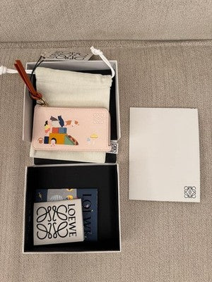SUNA FUJITA LOEWE COLLABORATION HAMSTER COIN CARD HOLDER (NAPA CALF) MINT