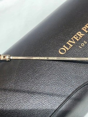 OLIVER PEOPLES MCCLORY BG ROUND SUNGLASSES JAPAN MADE GREEN LENS GOLD FRAME