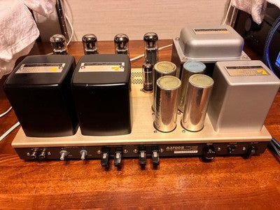 LUXMAN LUXKIT A3700II TUBE POWER AMPLIFIER VACUUM AMP EL34 JAPAN 100V