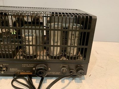 LUXMAN LUXKIT A3600 VACUUM TUBE AMPLIFIER SOUND AND VOLUME CONFIRMED VINTAGE
