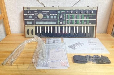 KORG MICROKORG LIMITED EDITION REVERSE KEYBOARD ANALOG SYNTHESIZER UNUSED JAPAN
