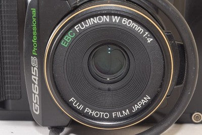 FUJIFILM GS645S PROFESSIONAL MEDIUM FORMAT CAMERA FROM JAPAN BLACK AS IS